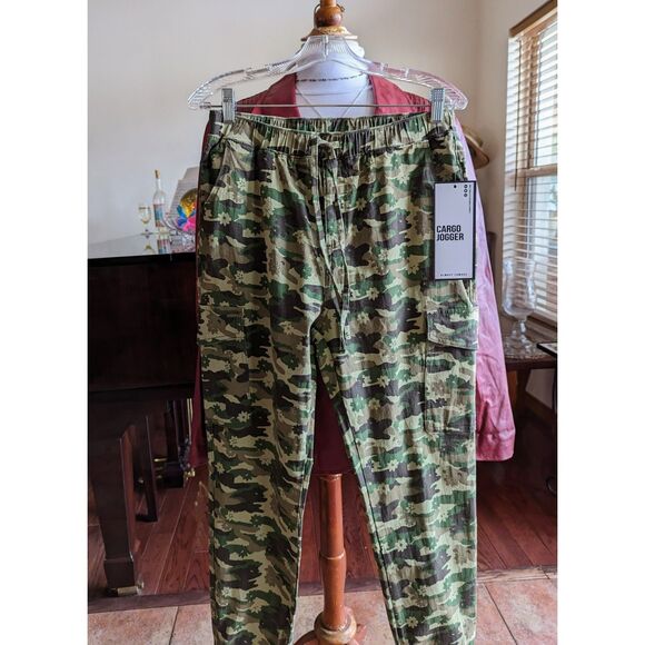 NWT   Almost Famous camo cargo jogger pants   SZ L - Picture 6 of 12